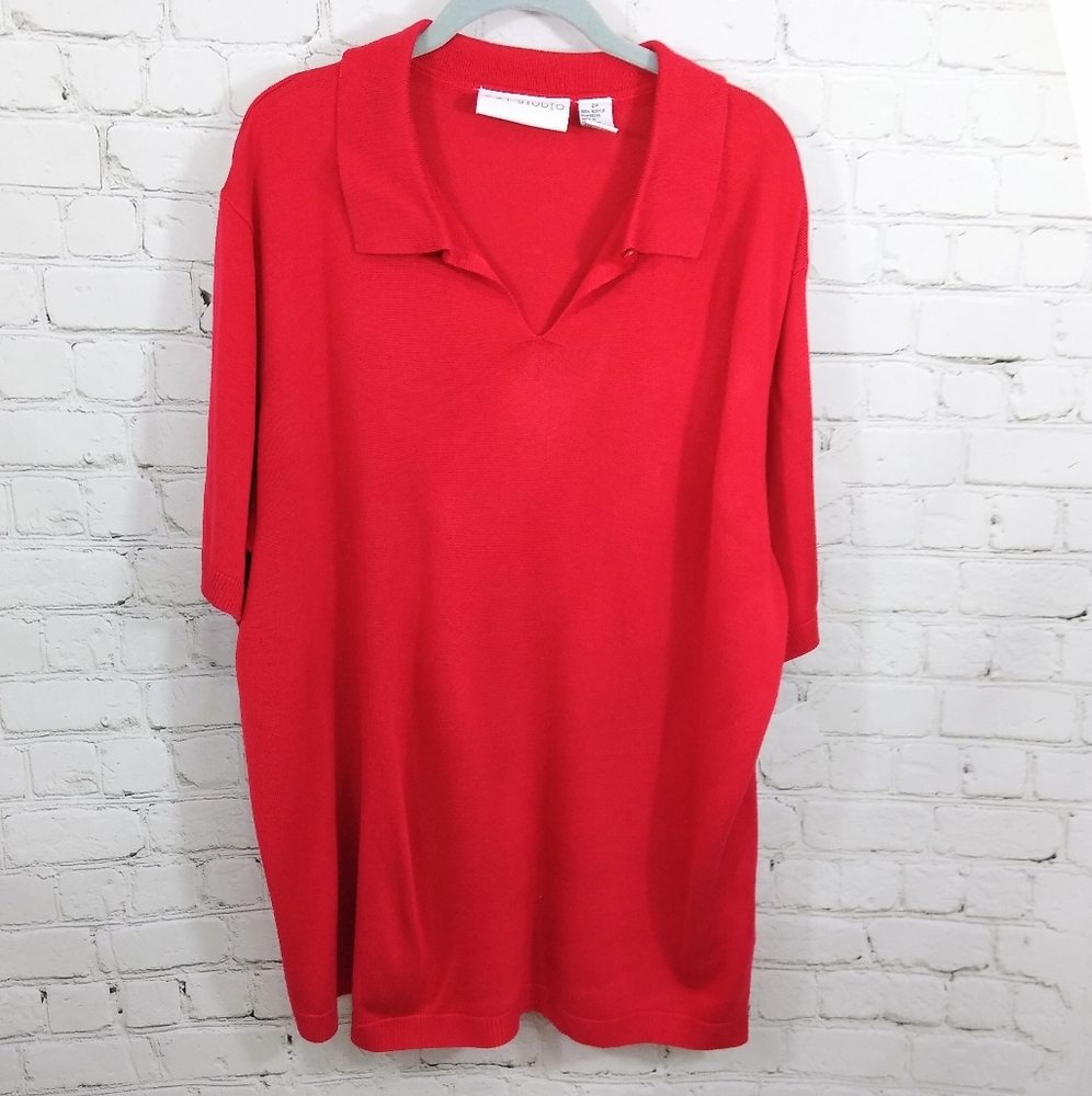 3/$15 Catherine's CST Studio red sweater